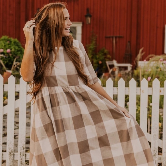 Roolee Dresses & Skirts - Roolee Maddie Buffalo Plaid Dress